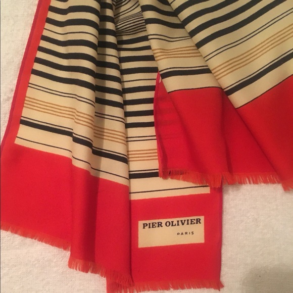 Vintage Silk Pier Olivier Scarf - Picture 3 of 9